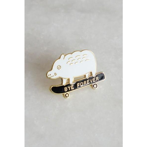 Bye Forever (Boar) - Enamel Pin
