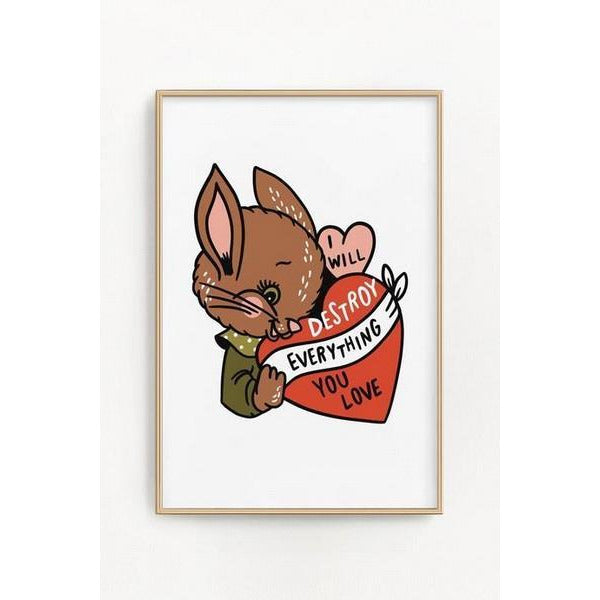 Destroy (Bunny) - Digital Print