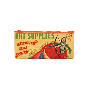 Blue Q Pencil Case Art Supplies | The Gifted Type