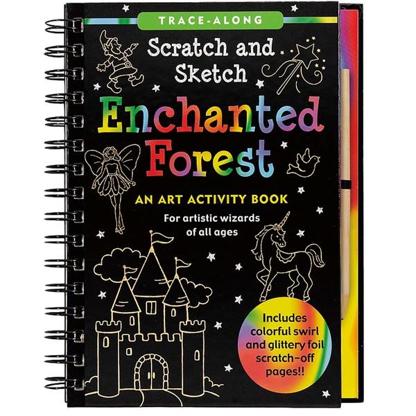 Enchanted Forest Scratch And Sketch | Activity Book | The Gifted Type