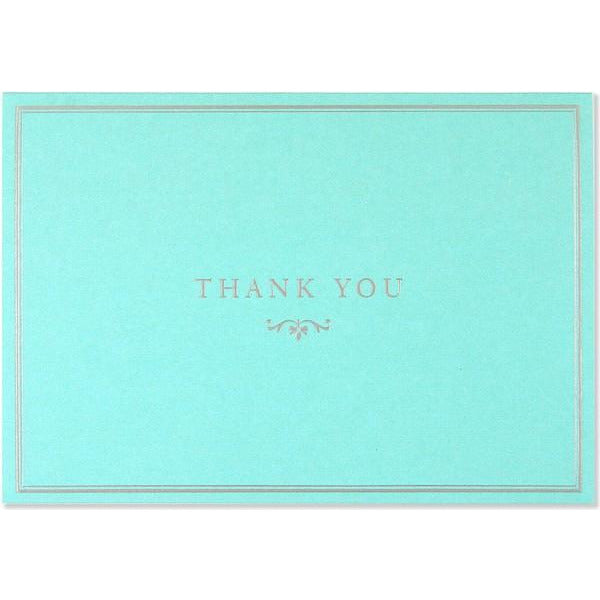 Blue Elegance Thank You Notecards