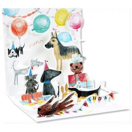 Dog Birthday Pop-Up Card | Up With Paper | The Gifted Type