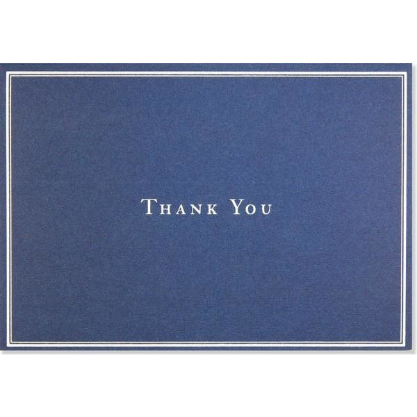 Navy Blue Thank You Notecards