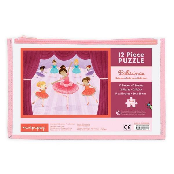 Pouch Puzzle Ballerina | 12 Pieces | The Gifted Type