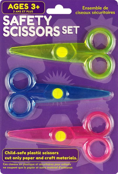 Safety Scissors Set of 3