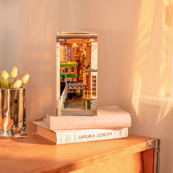DIY Miniature Book Nook Kit | Sakura Densya