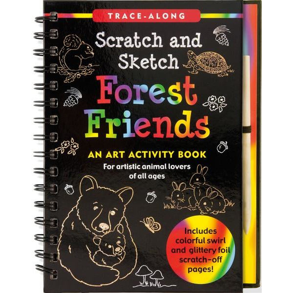 Scratch & Sketch Activity Book | Forest Friends