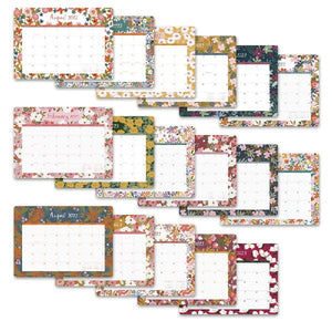 Studio Oh! 2023 17-Month Monthly Desk Blotter | Secret Garden