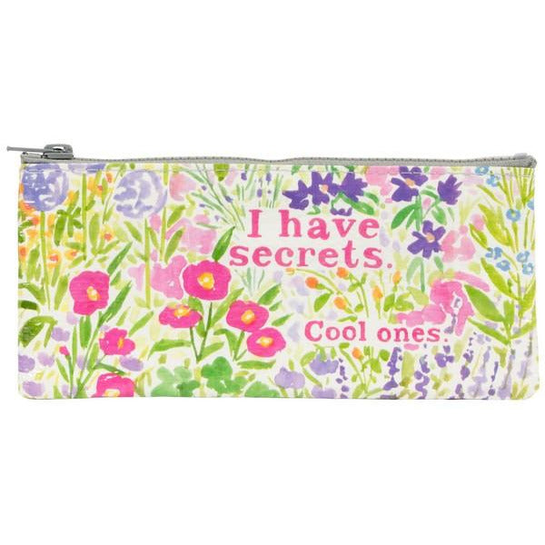Blue Q Pencil Case | I Have Secrets
