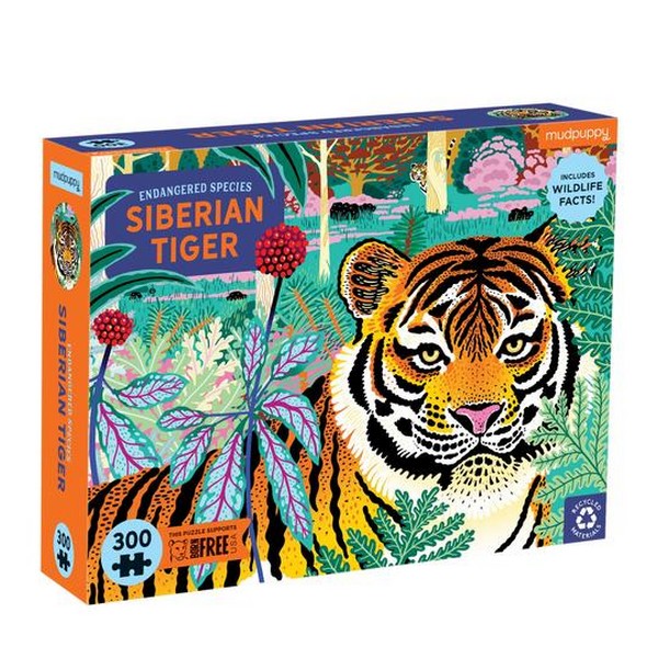 Mudpuppy 300 Piece Puzzle | Siberian Tiger