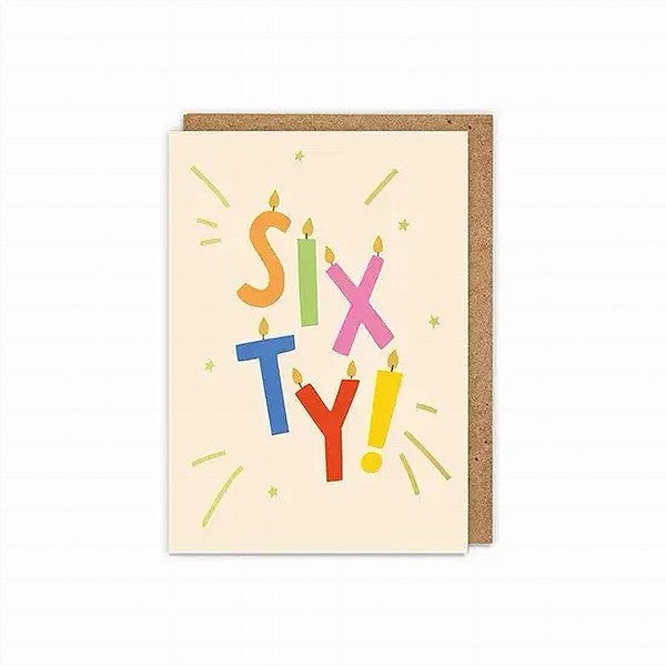 Sixty! Birthday Card