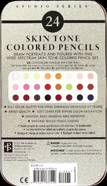 Skin Tone Colouring Pencils Set