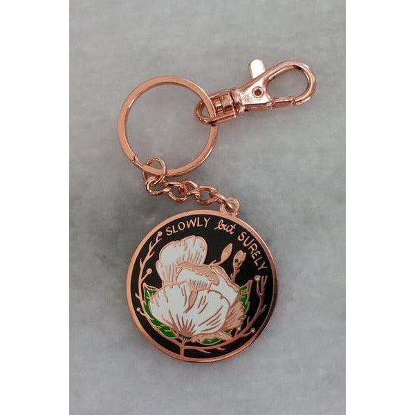 Stay Home Club Keychain | Slowly But Surely