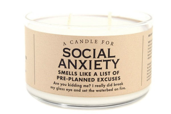 Social Anxiety Candle