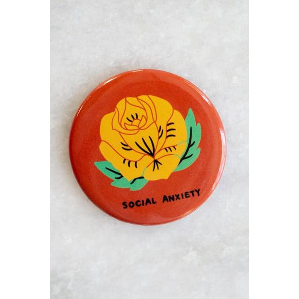 Stay Home Club Magnet | Social Anxiety