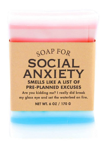 Social Anxiety Bar Soap