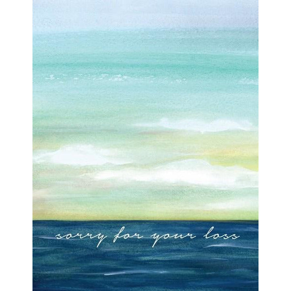 Watercolour Sympathy Card