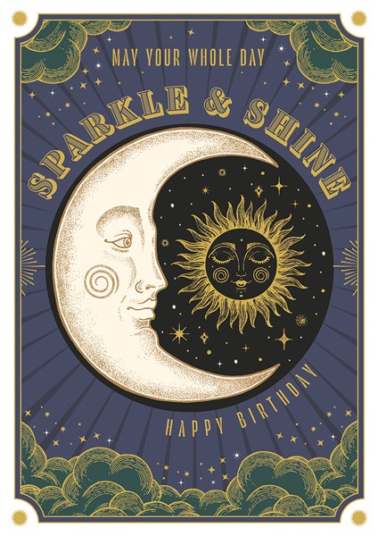 Sparkle & Shine Birthday Card