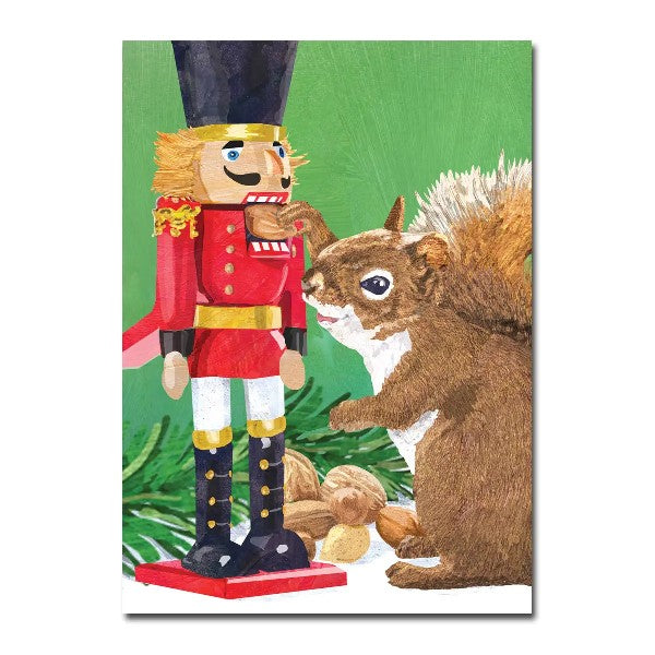 Nutcracker Squrirel Christmas Card