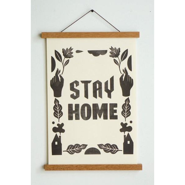 Stay Home - Riso Print