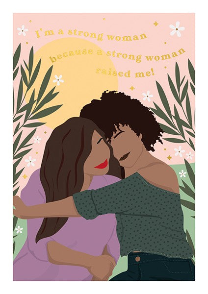 Strong Woman Mother's Day Card