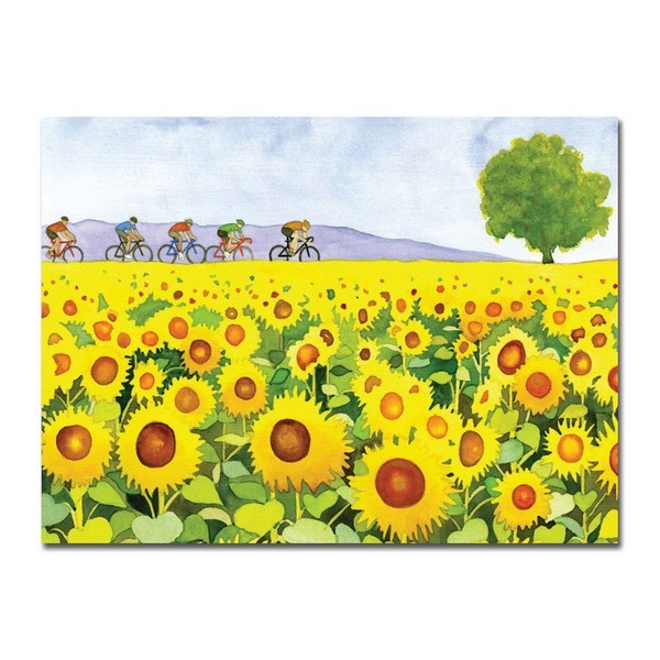 Sunflower and Bikes - 2855 (BL)