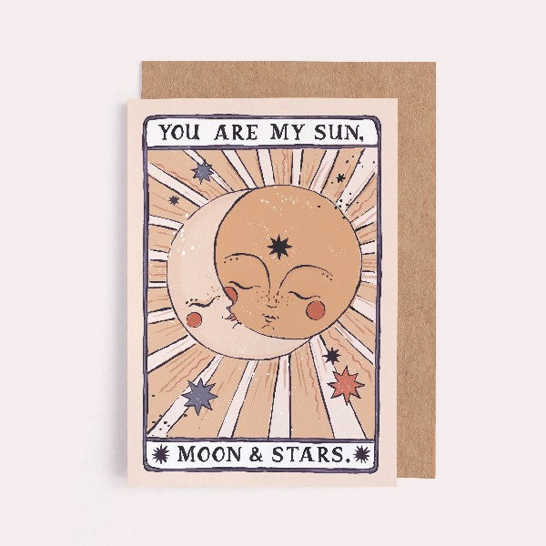 Sun, Moon & Stars Anniversary Card