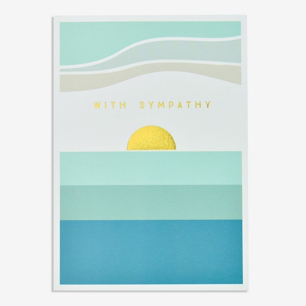 Sunset Sympathy Card