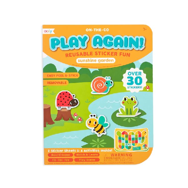Ooly Reusable Sticker Kit | Sunshine Garden