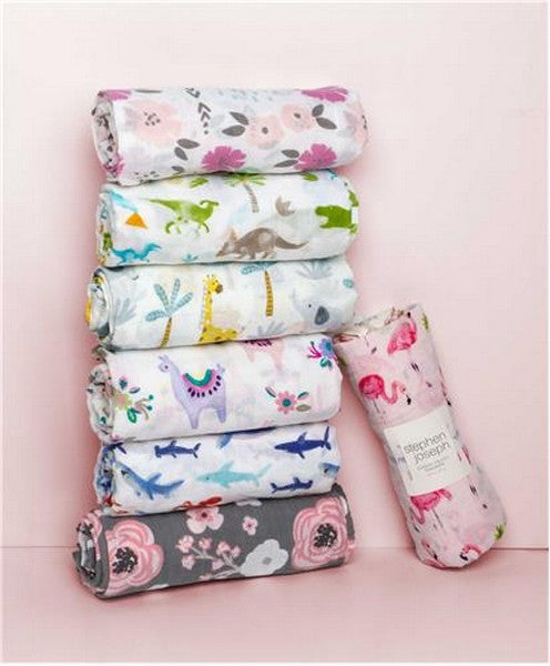 Stephen Joseph Muslin Swaddle | Wildflower