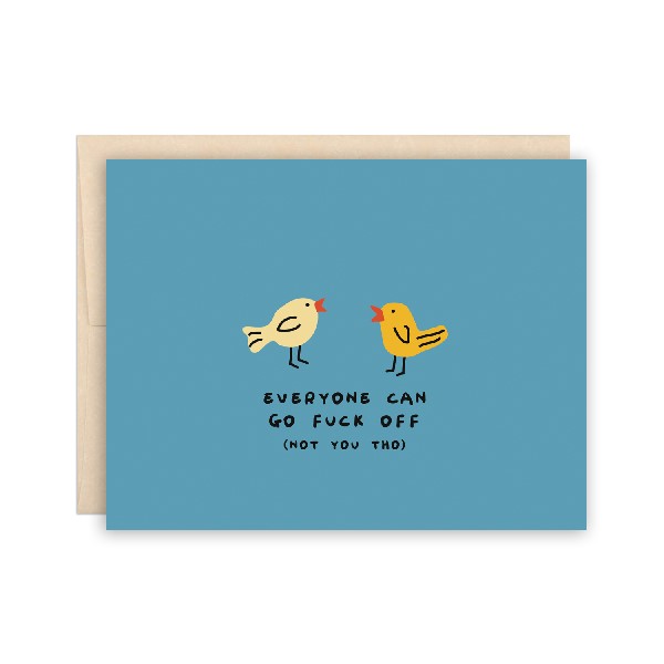 Beaking Off Anniversary Card