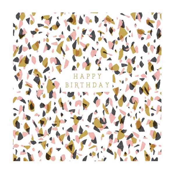 Terrazzo Birthday Card