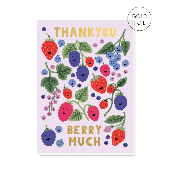 Thank You Berry Much Card