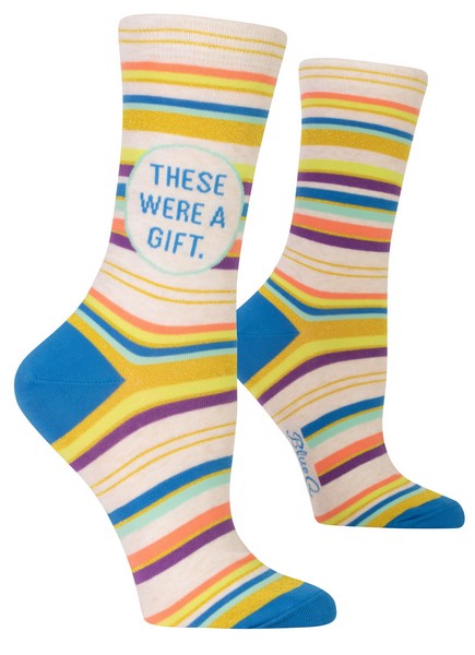 Blue Q Women'S Crew Socks | These Were A Gift