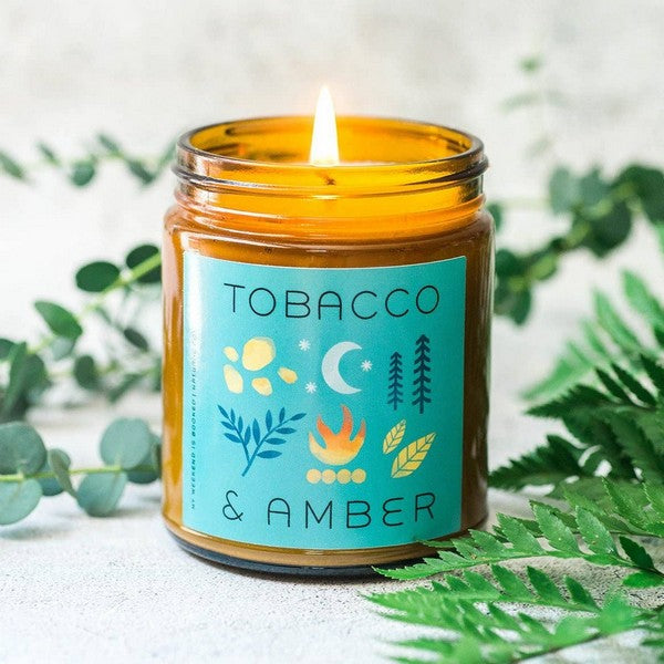 Tobacco & Amber Candle