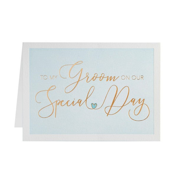 To My Groom Wedding Card