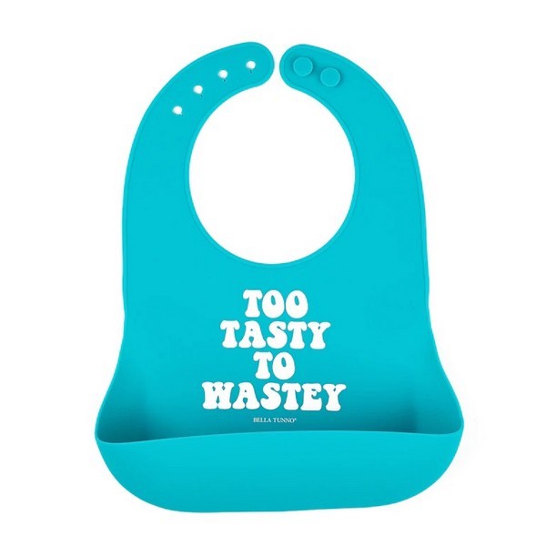 Bella Tunno Silicone Bib | Too Tasty to Wastey
