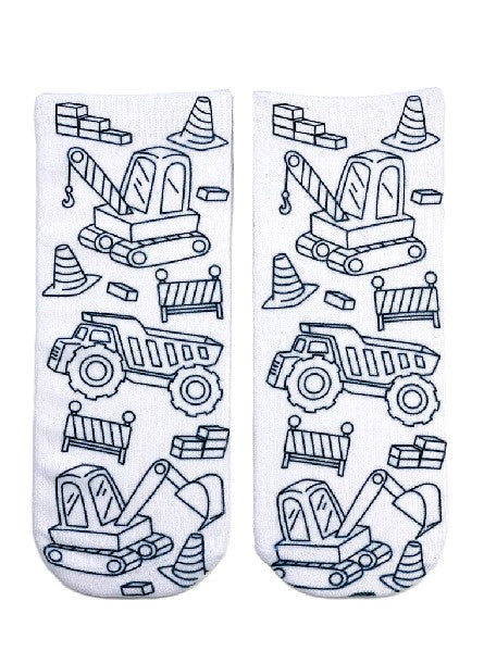 Living Royal Kids Colouring Socks | Tractor Zone