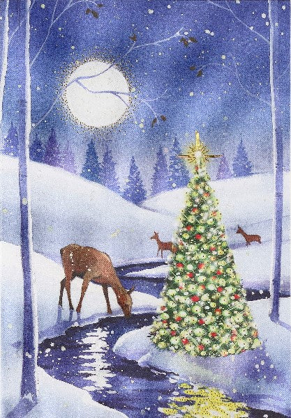 Tranquil Stream Boxed Holiday Cards