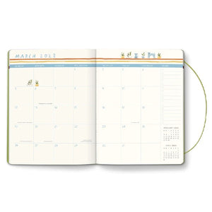 Studio Oh! 2023 17-Month Monthly Planner | Turtle Garden