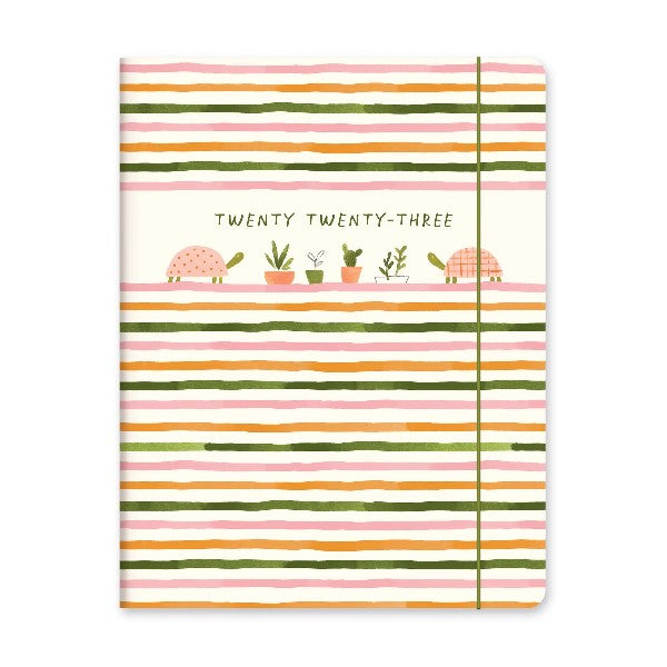 Studio Oh! 2023 17-Month Monthly Planner | Turtle Garden