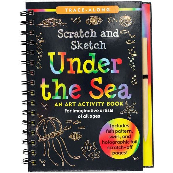 Scratch & Sketch Activity Book | Under The Sea
