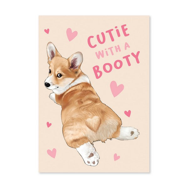 Cutie With a Booty Card