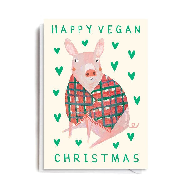 Happy Vegan Christmas Card