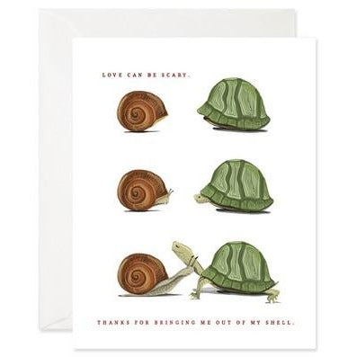 Out of my Shell Love Card