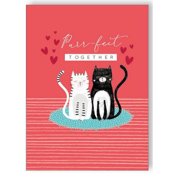 Purr-fect Together Love Card