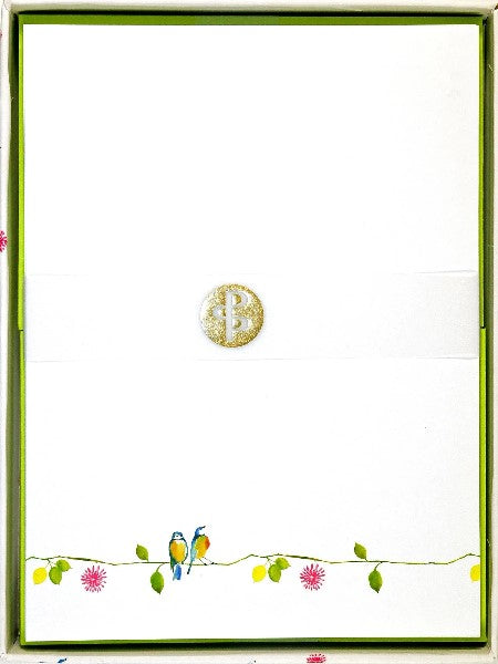 Watercolor Birds Stationery Kit