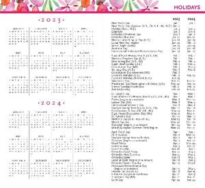 Peter Pauper 2-Year Pocket Planner | 2023-2024 Watercolour Garden