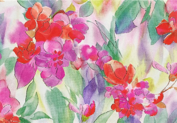 Watercolour Petals Blank Notecards