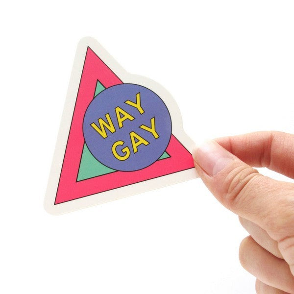 Way Gay - Die Cut Sticker